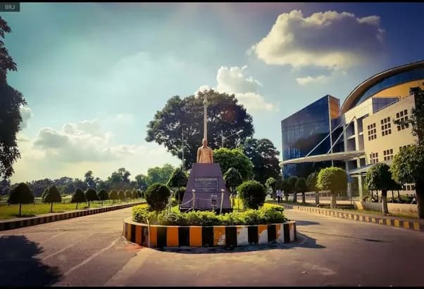 Campus buildings and roundabout at NIT Durgapur